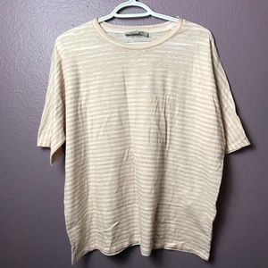 All Saints Oversized Striped Shirt